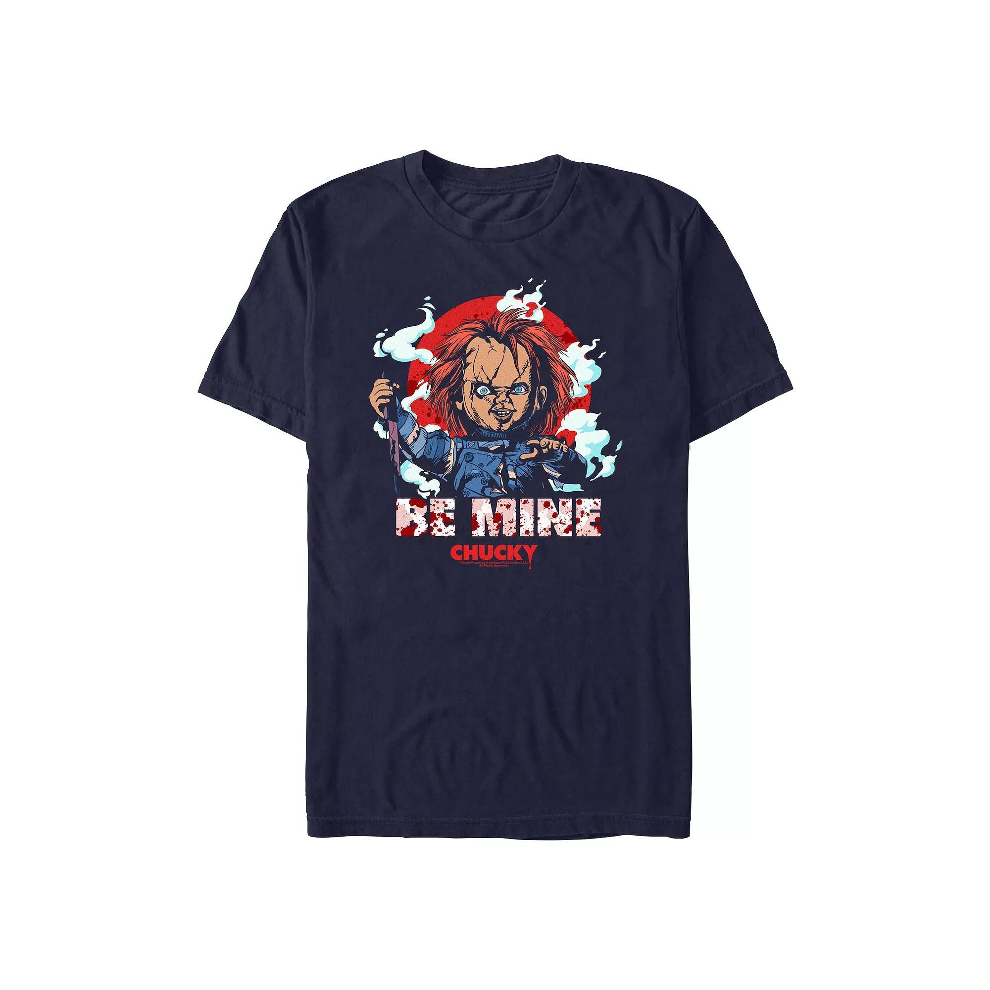 Men's Chucky Be Mine Graphic Tee, Size: Small, Blue Product Image