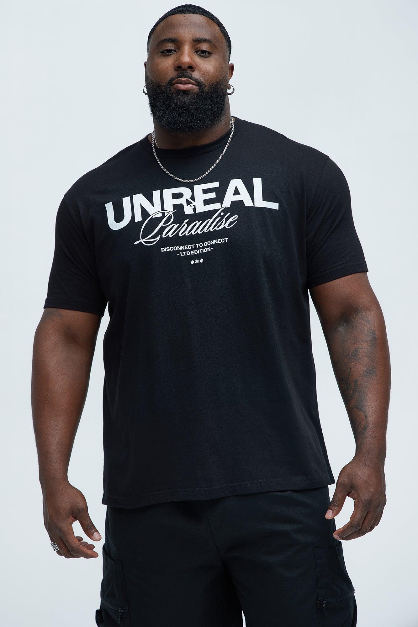 Unreal Paradise Short Sleeve Tee - Black Product Image