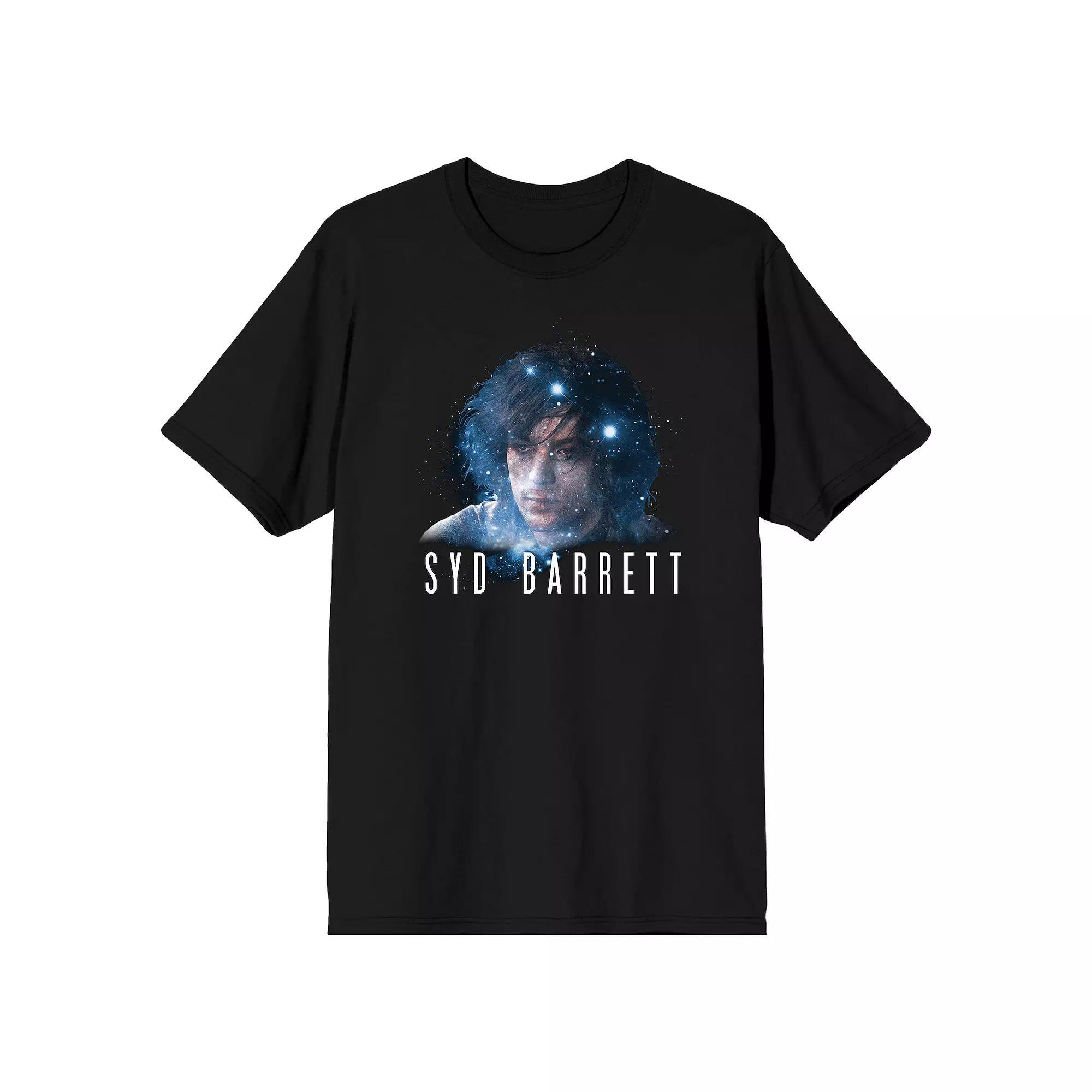 Men's Syd Barrett Faded Galaxy Graphic Tee, Size: Large, Black Product Image