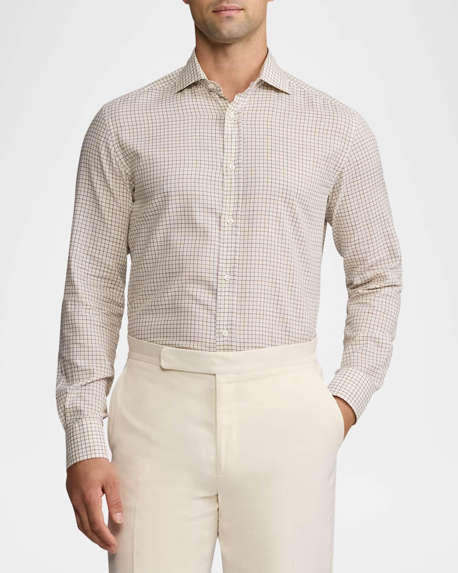 Mens Tattersall Twill Shirt - Product Image