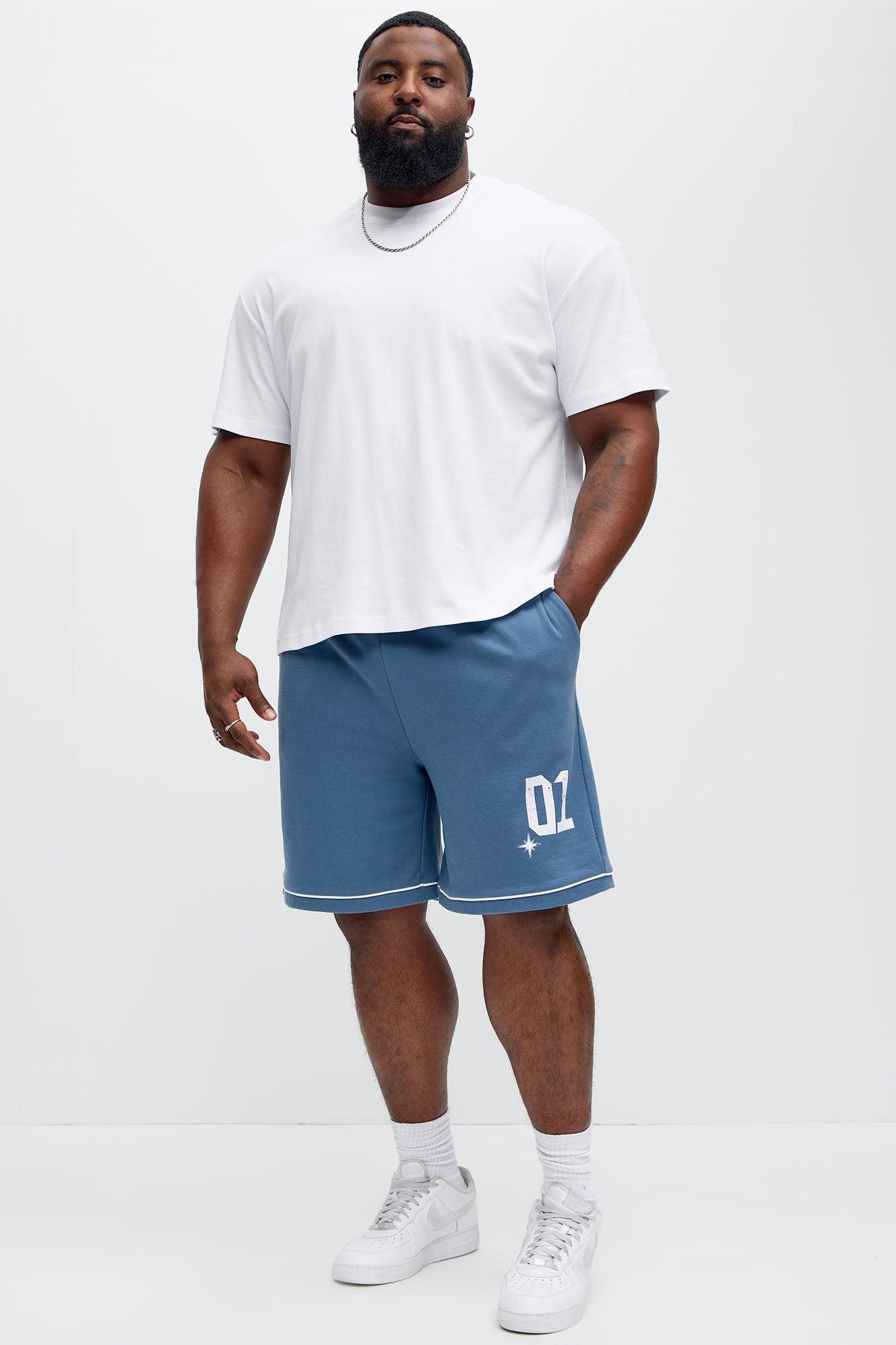 Embrace The New Sweatshorts - Blue Product Image