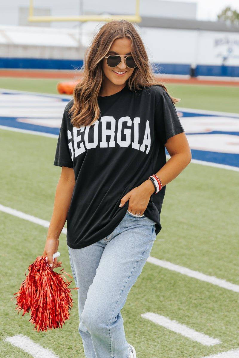 Georgia Black Game Day Tee - FINAL SALE Product Image