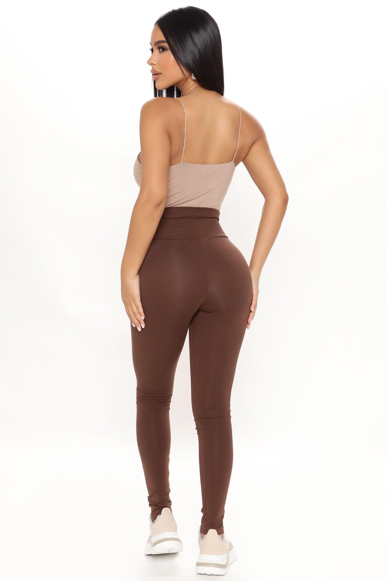 Running Around High Rise Legging - Chocolate Product Image