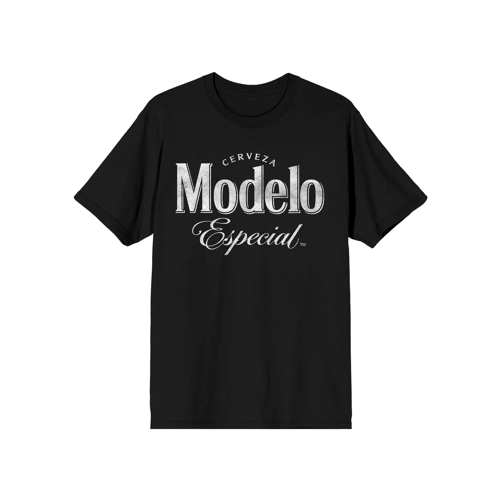 Men's Modelo Classic Logo Tee, Size: Medium, Black Product Image