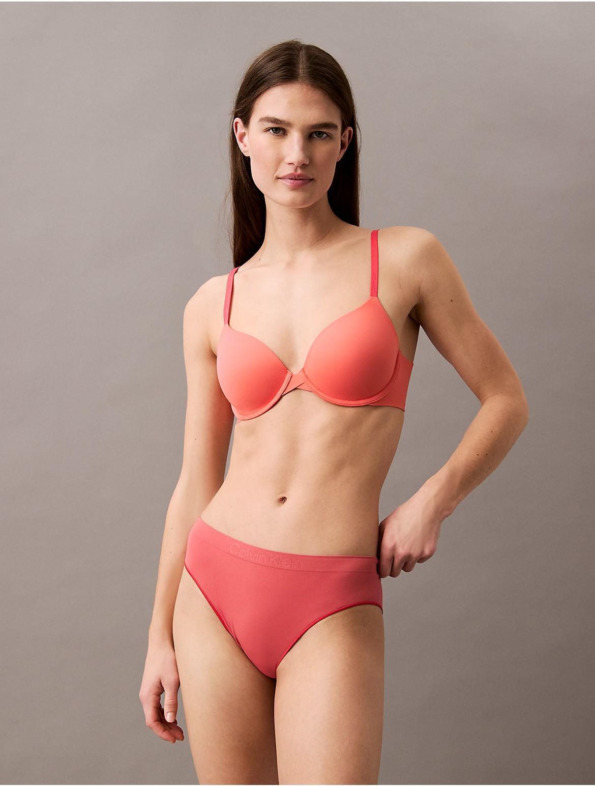 Calvin Klein Womens Bonded Flex Bikini - Pink - L Product Image