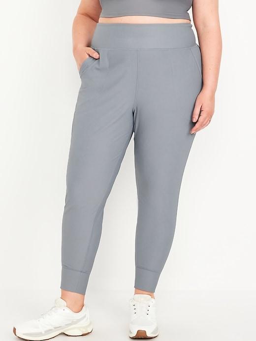 High-Waisted PowerSoft Rib 7/8 Joggers Product Image