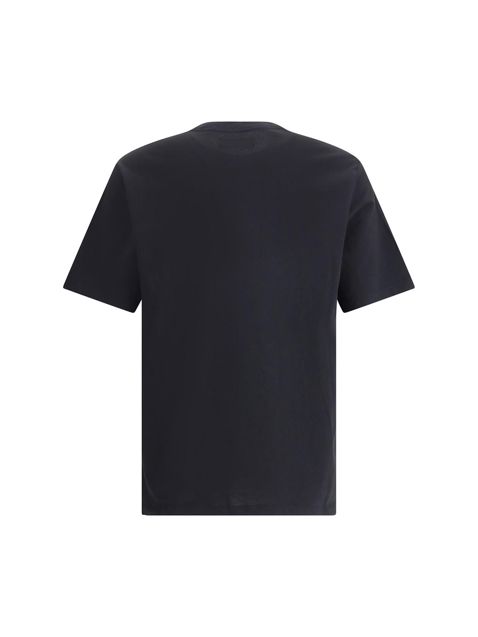 AMIRI Black Cotton T-shirt With Bold Logo Statement Product Image