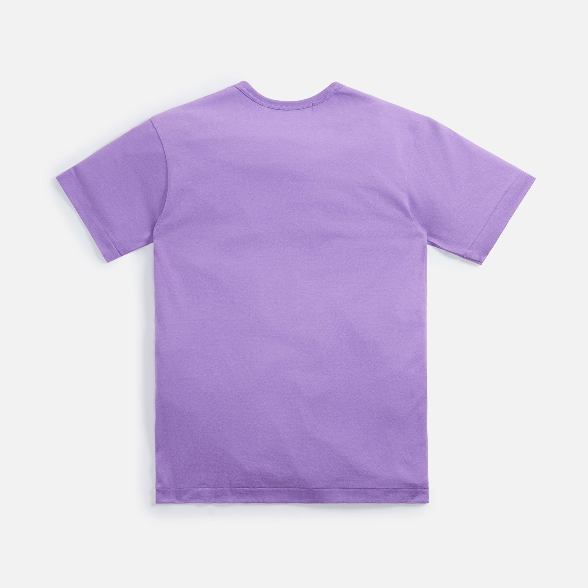 Comme des Garçons Play Small Red Heart - Purple Male Product Image