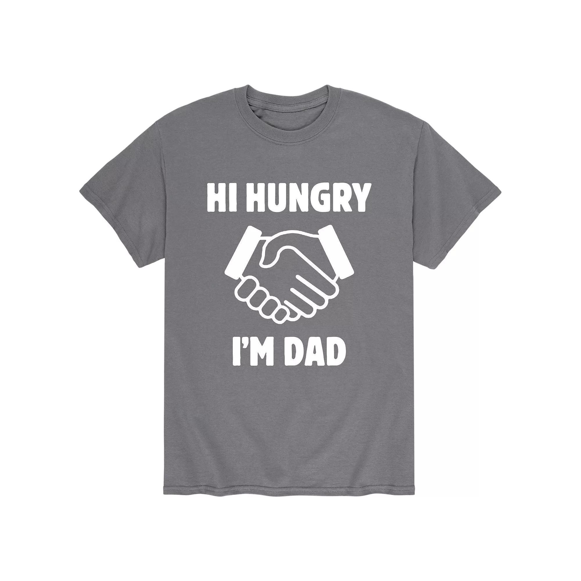 Men's Hi Hungry Im Dad Tee, Size: Medium, Grey Product Image