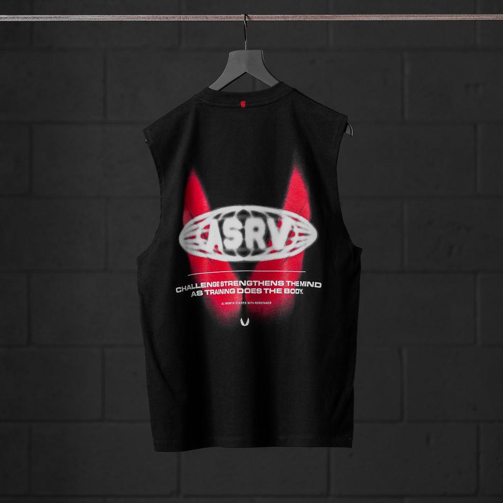 0807. Tech Essential™ Relaxed Cutoff - Black "Ghost Runner" Product Image