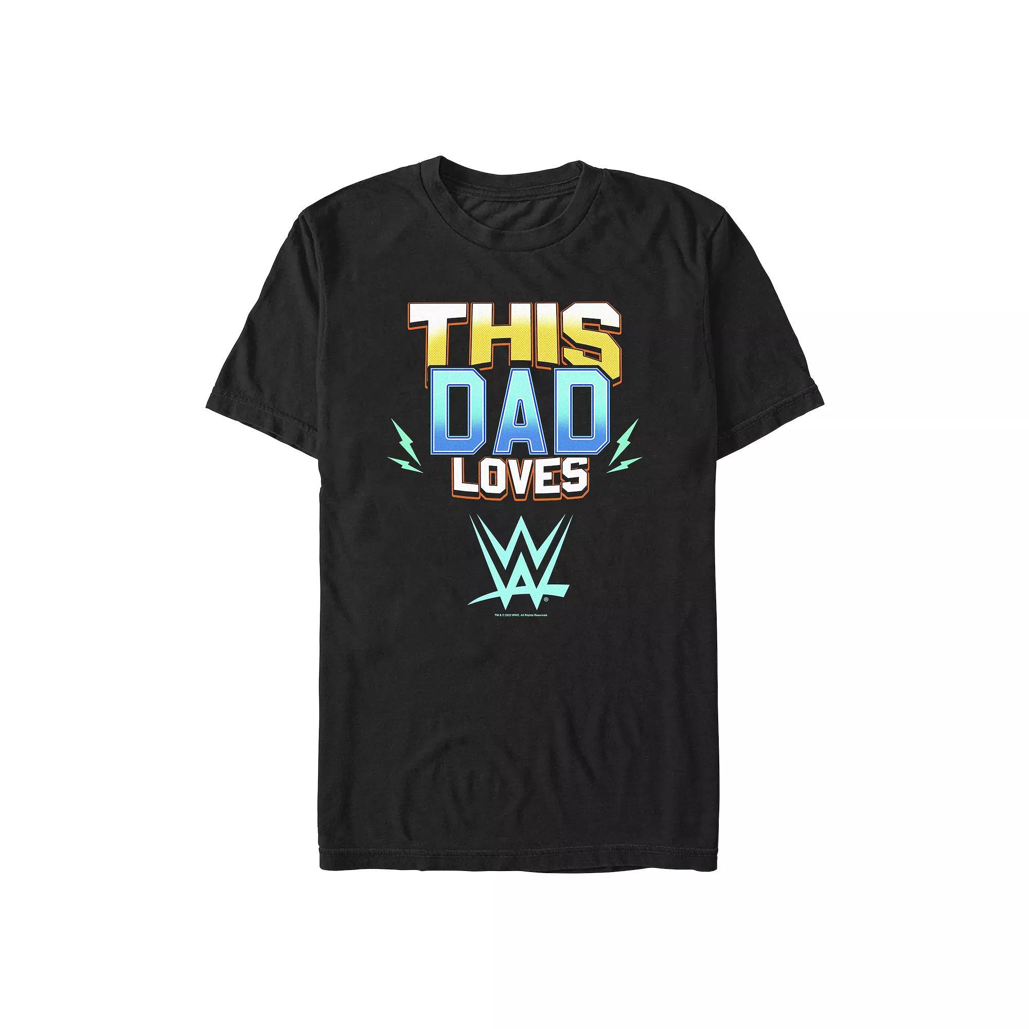 Men's This Dad Loves WWE Graphic Tee,  Product Image