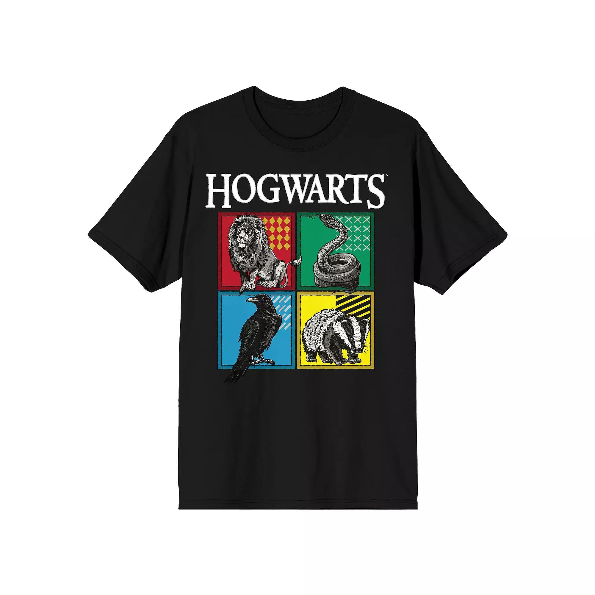 Men's Harry Potter Hogwarts House Tee, Size: XXL, Black Product Image