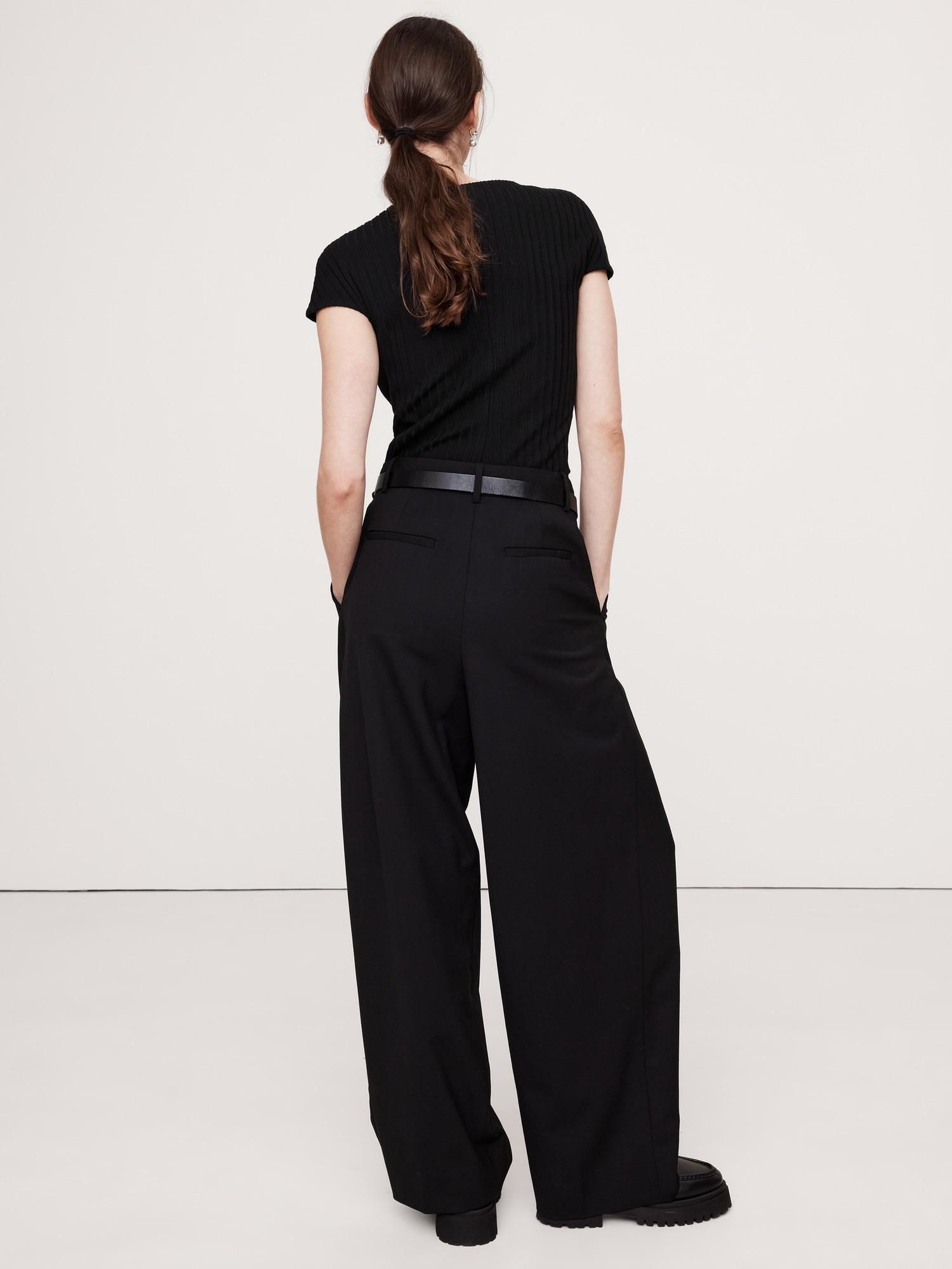 Wide Ribbed Draped Top Product Image