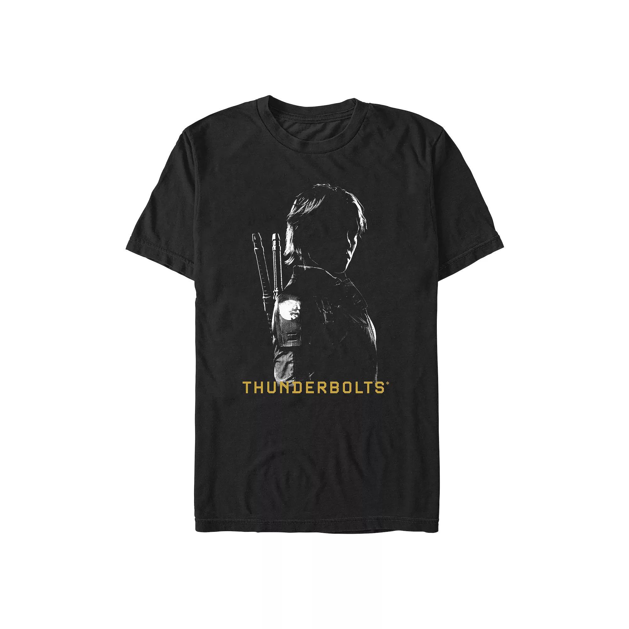 Big & Tall Marvel Thunderbolts Yelena In The Shadows Graphic Tee, Men's, Size: Medium Tall, Black Product Image