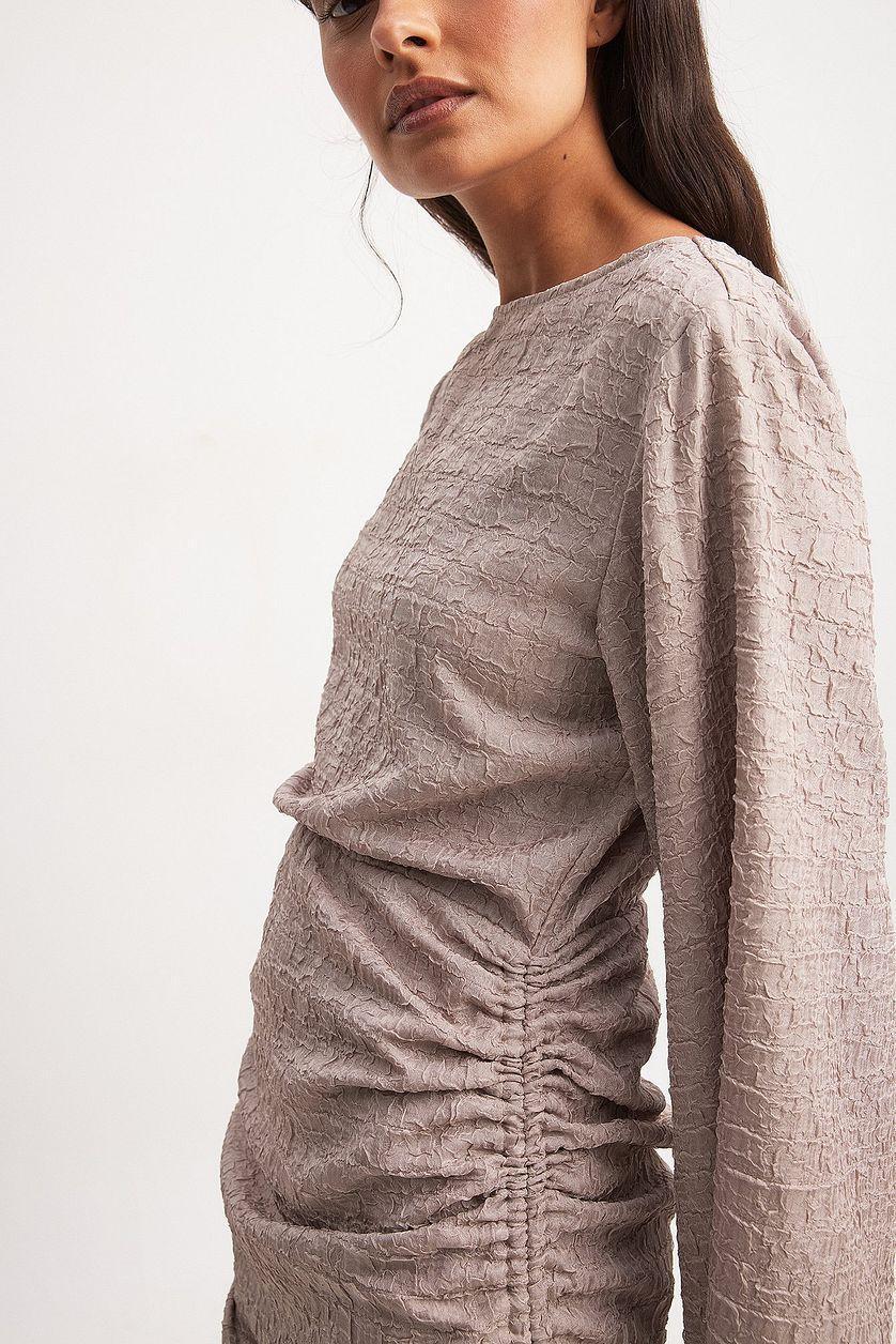 Structured Quality Drawstring Maxi Dress Product Image