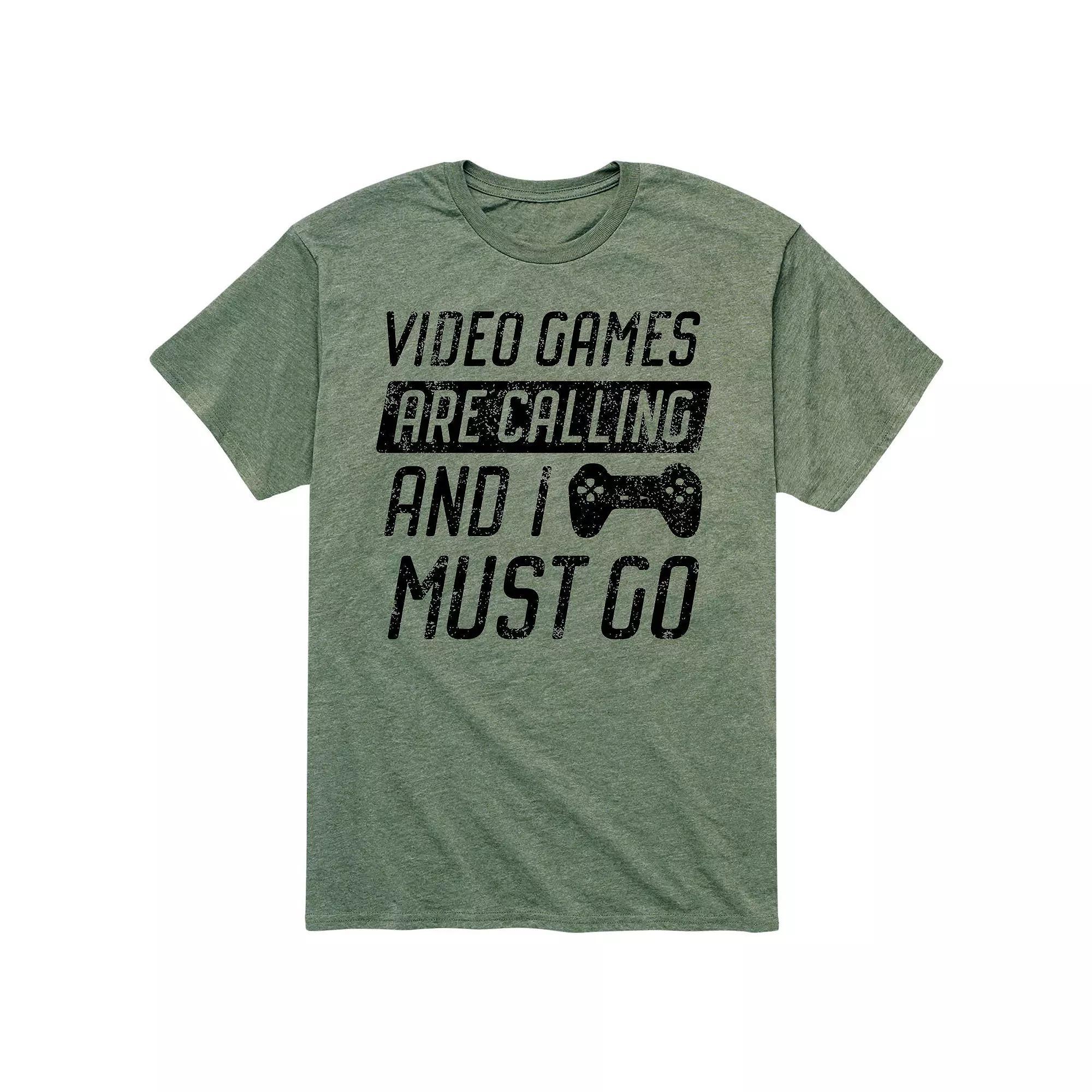 Men's Video Games Are Calling Tee,  Product Image