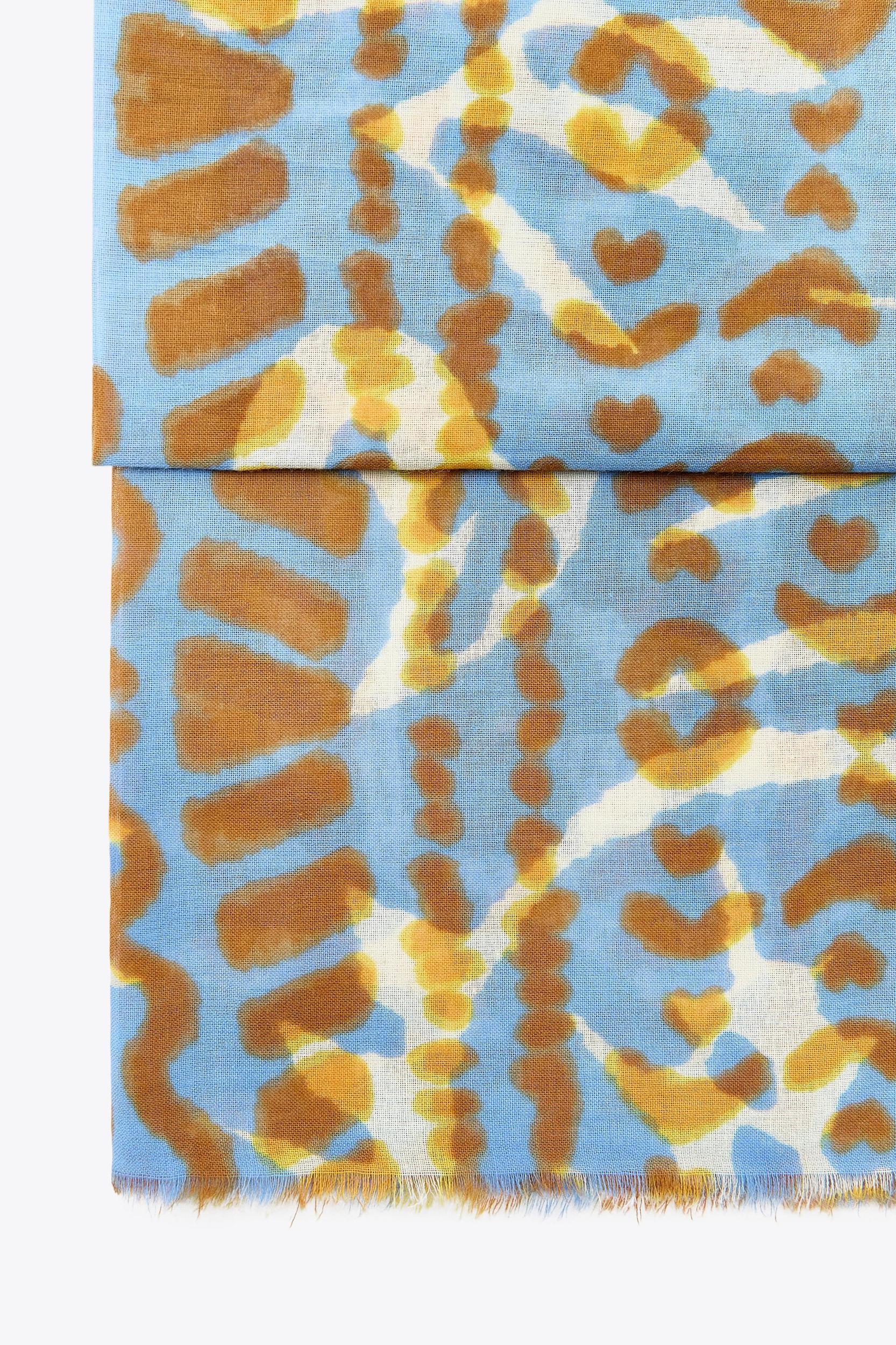 PRINTED COTTON SCARF Product Image