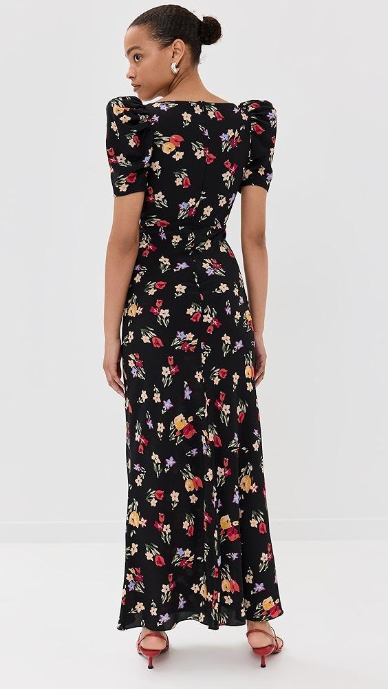 Rodarte Tulip Printed Silk Dress | Shopbop Product Image