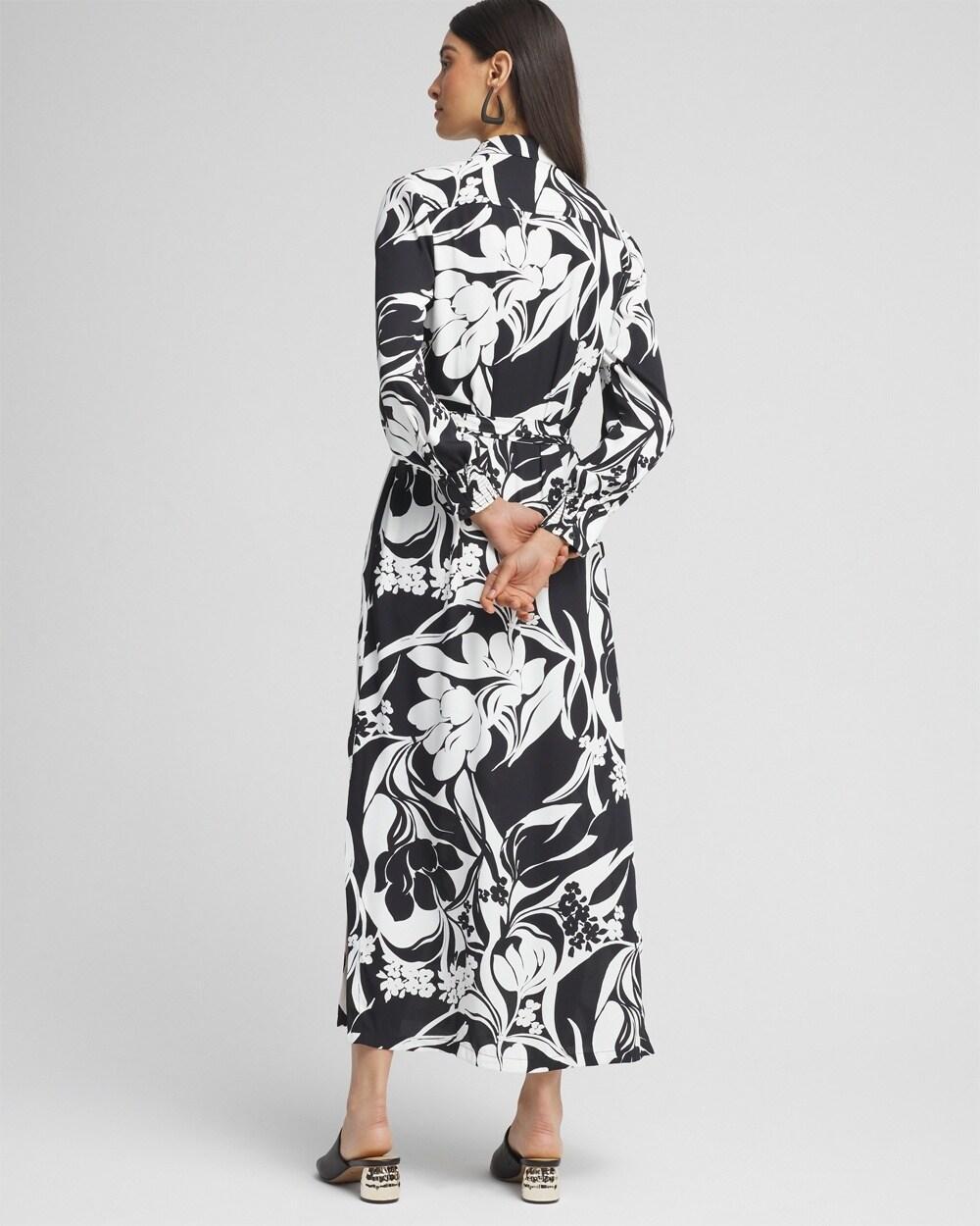 Foliage Maxi Shirt Dress Product Image