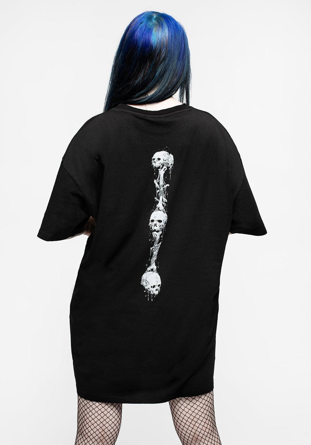 Temptation Snakes Oversized Tee Dress Product Image