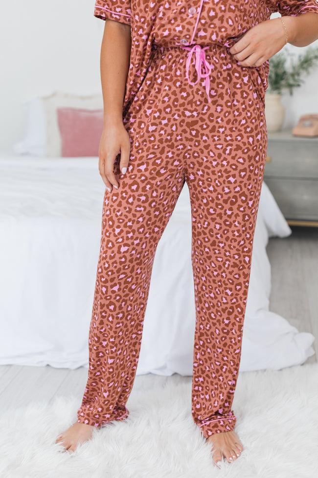 Under The Stars In Pink Catwalk Couture Bamboo Pajama Pants Product Image