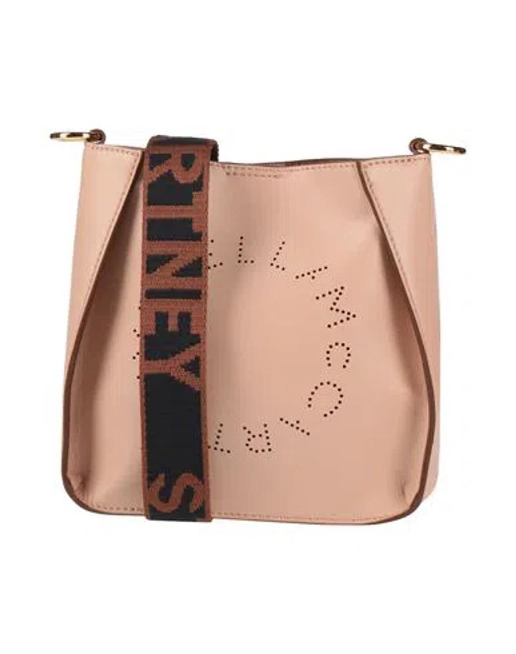 Stella Logo Detailed Shoulder Bag In Pink Product Image