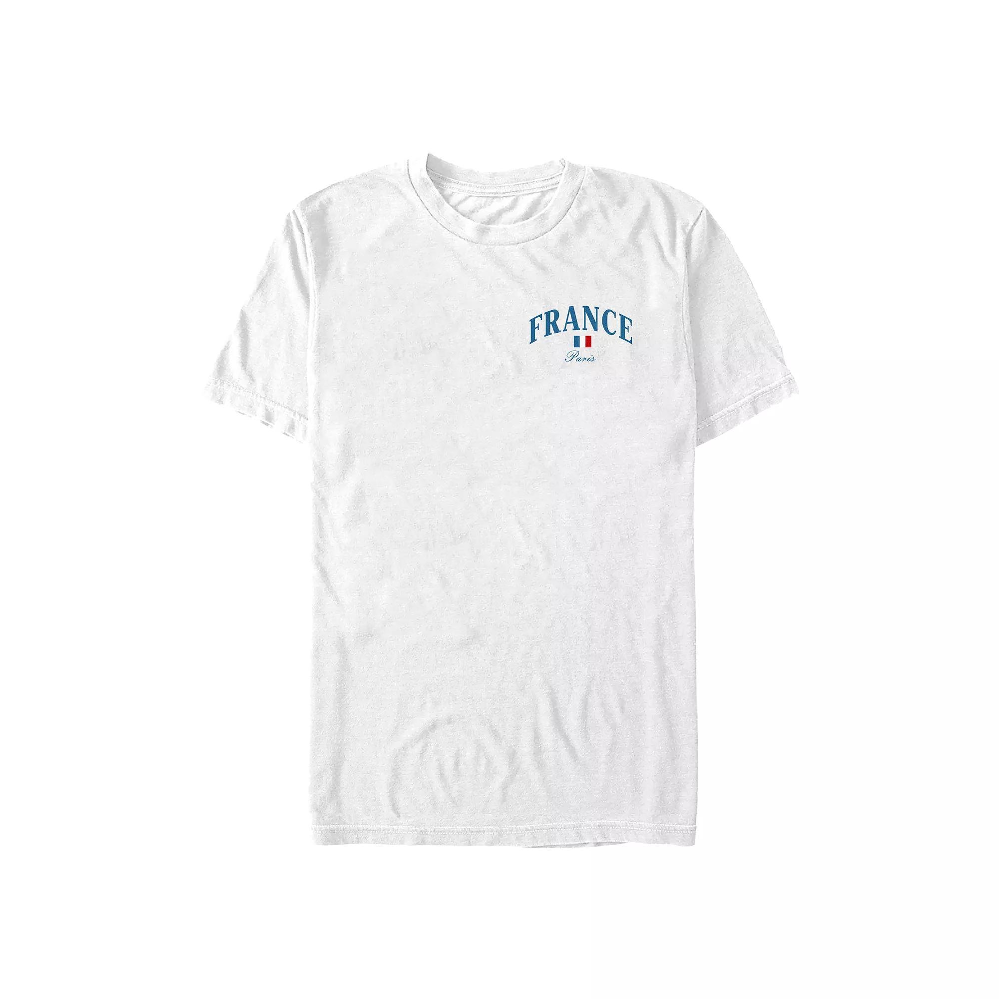 Big & Tall France Pocket Flag Graphic Tee, Men's,  Product Image