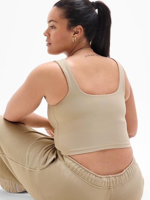 Transcend Square Neck Crop Sports Bra D-DD Product Image