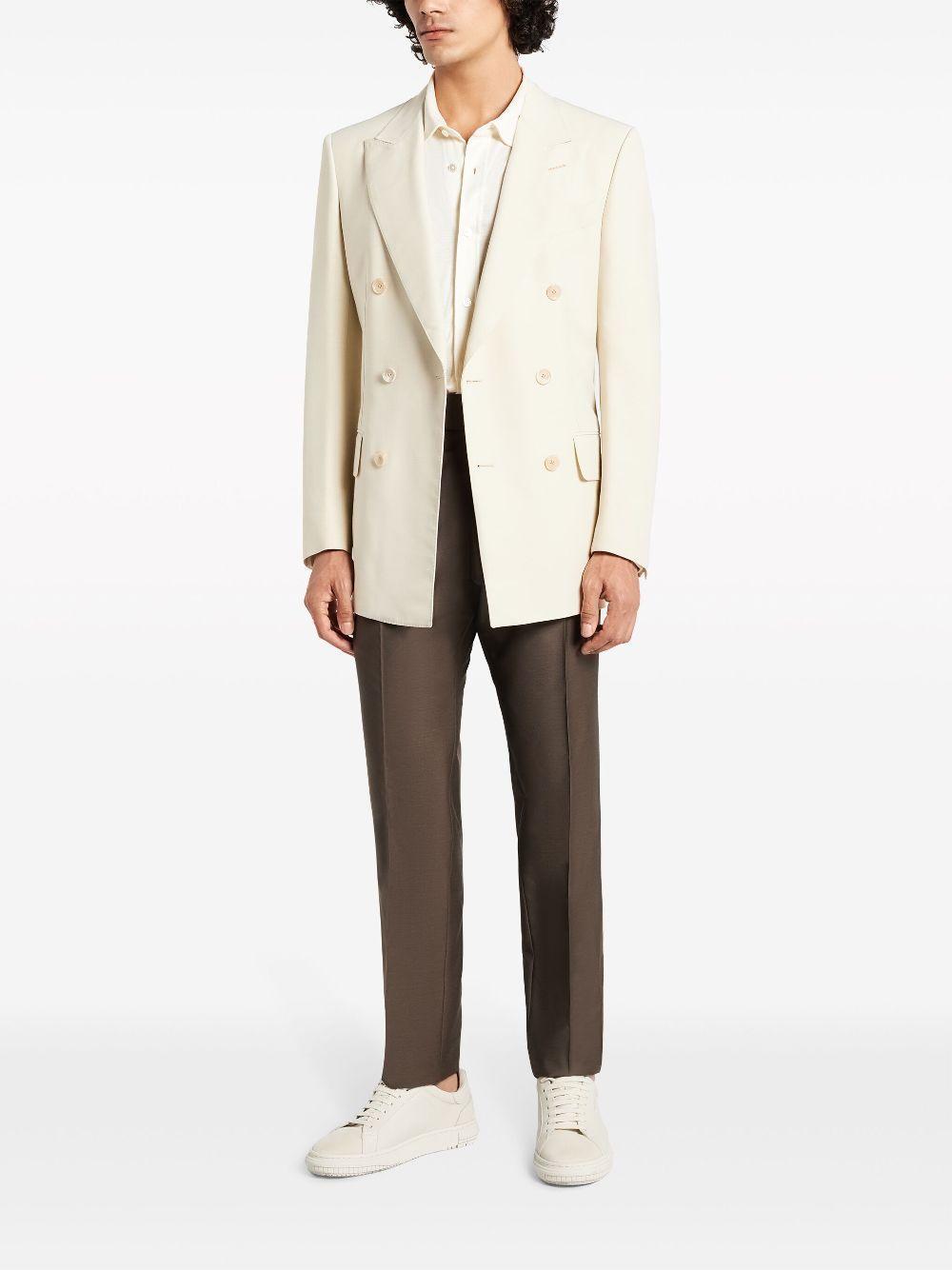 TOM FORD Off-white Atticus Blazer In Ivory Product Image