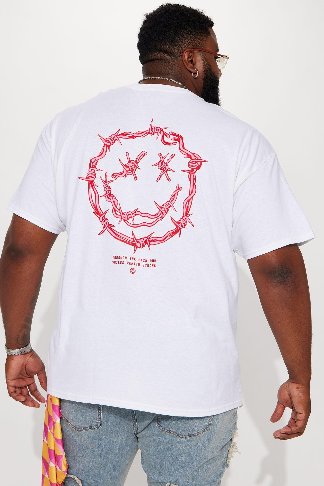 Strong Smiles Short Sleeve Tee - White Product Image