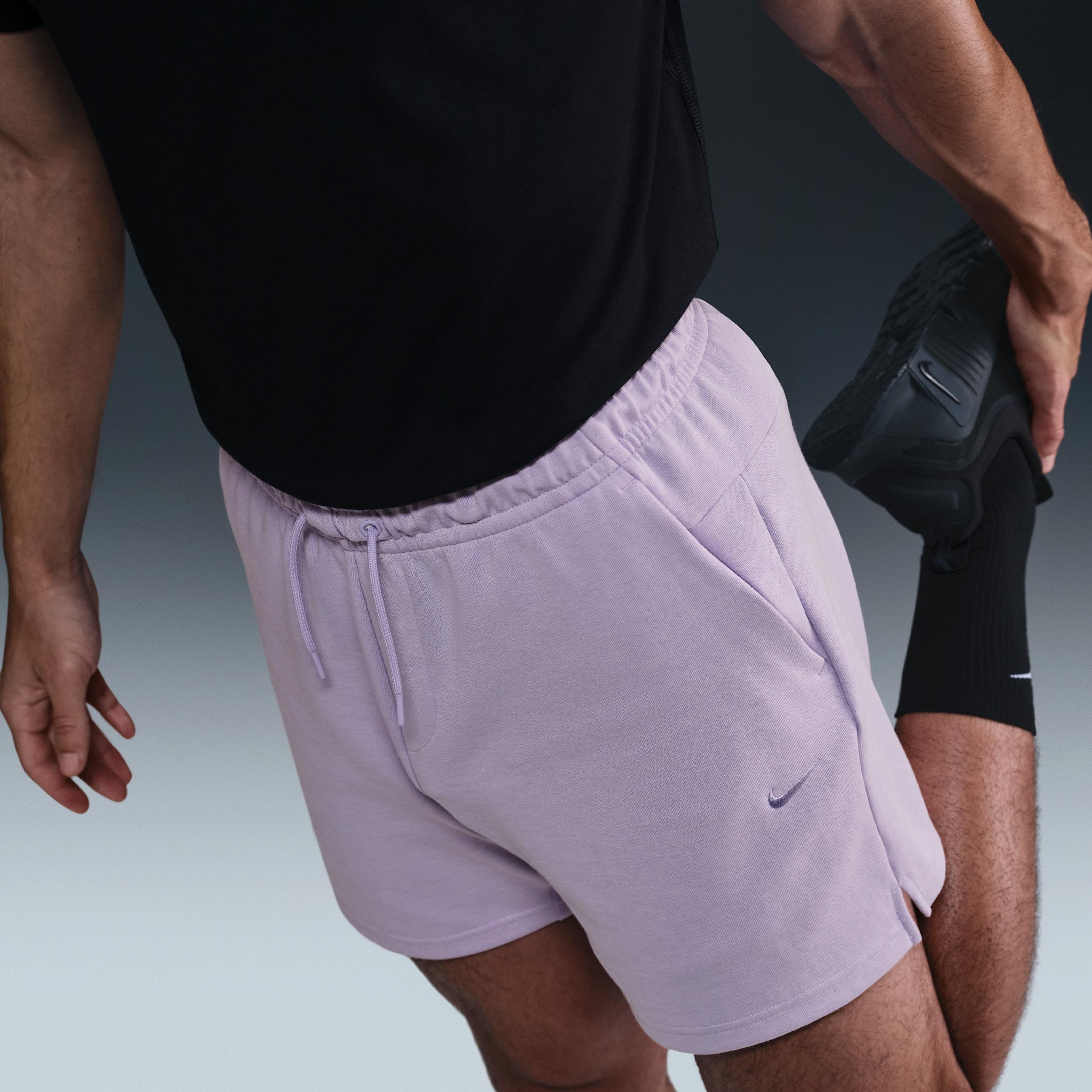 Nike Mens Primary Fleece 7 Dri-FIT Unlined Performance Shorts | FZ0961-515 Product Image