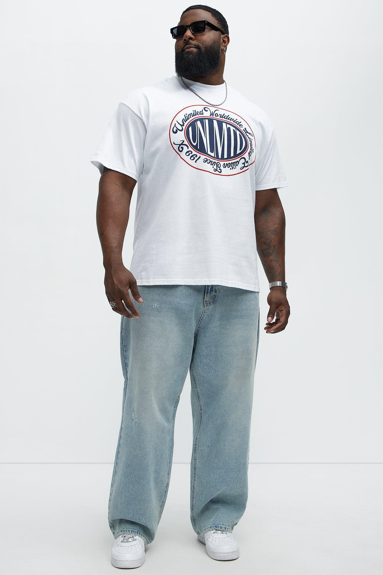 Unlimited Worldwide Short Sleeve Tee - White Product Image