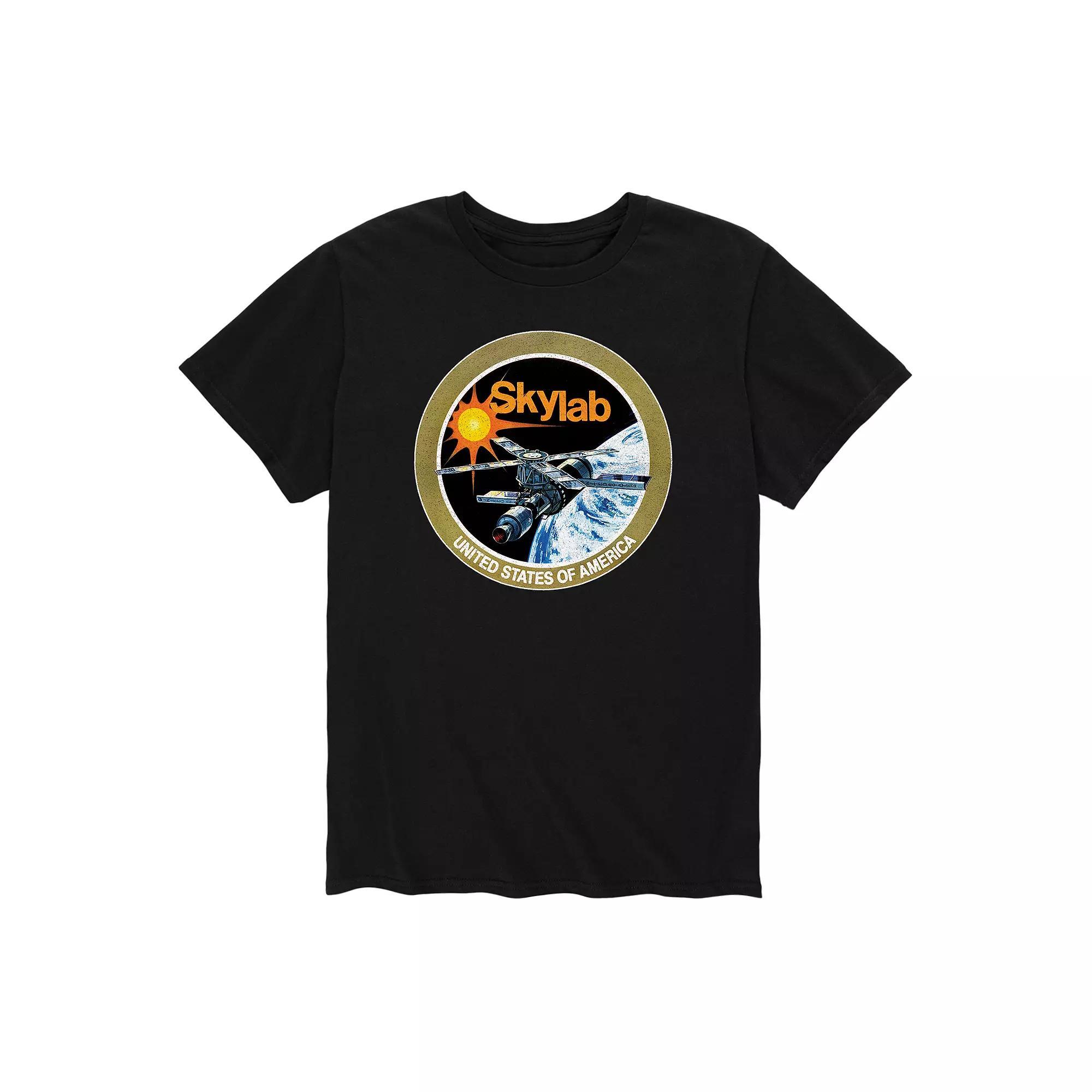 Big & Tall NASA Skylab Emblem Tee, Men's, Size: 4XL Tall, Black Product Image