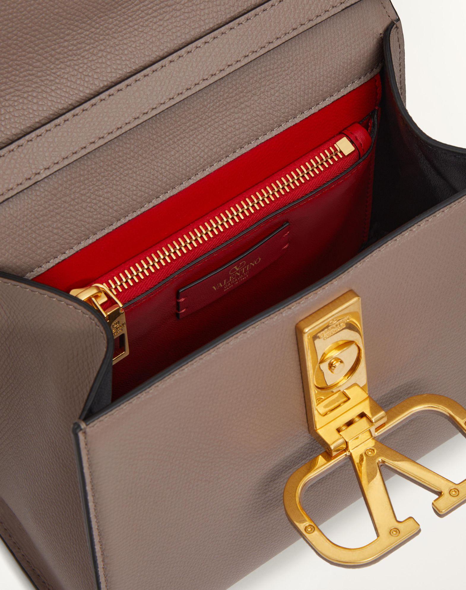 Small Vsling Grainy Calfskin Handbag Product Image