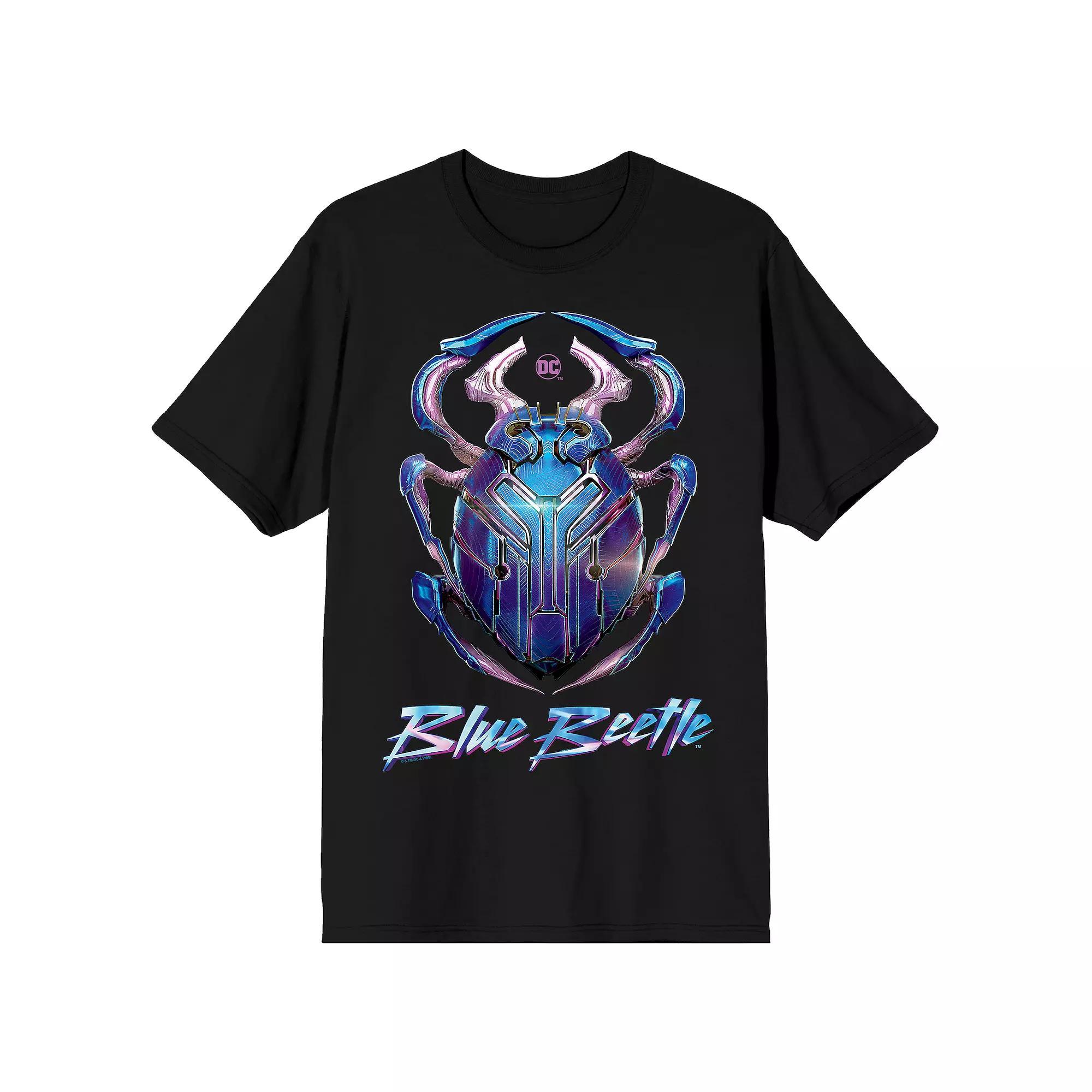 Men's Blue Beetle Superhero Logo Tee,  Product Image