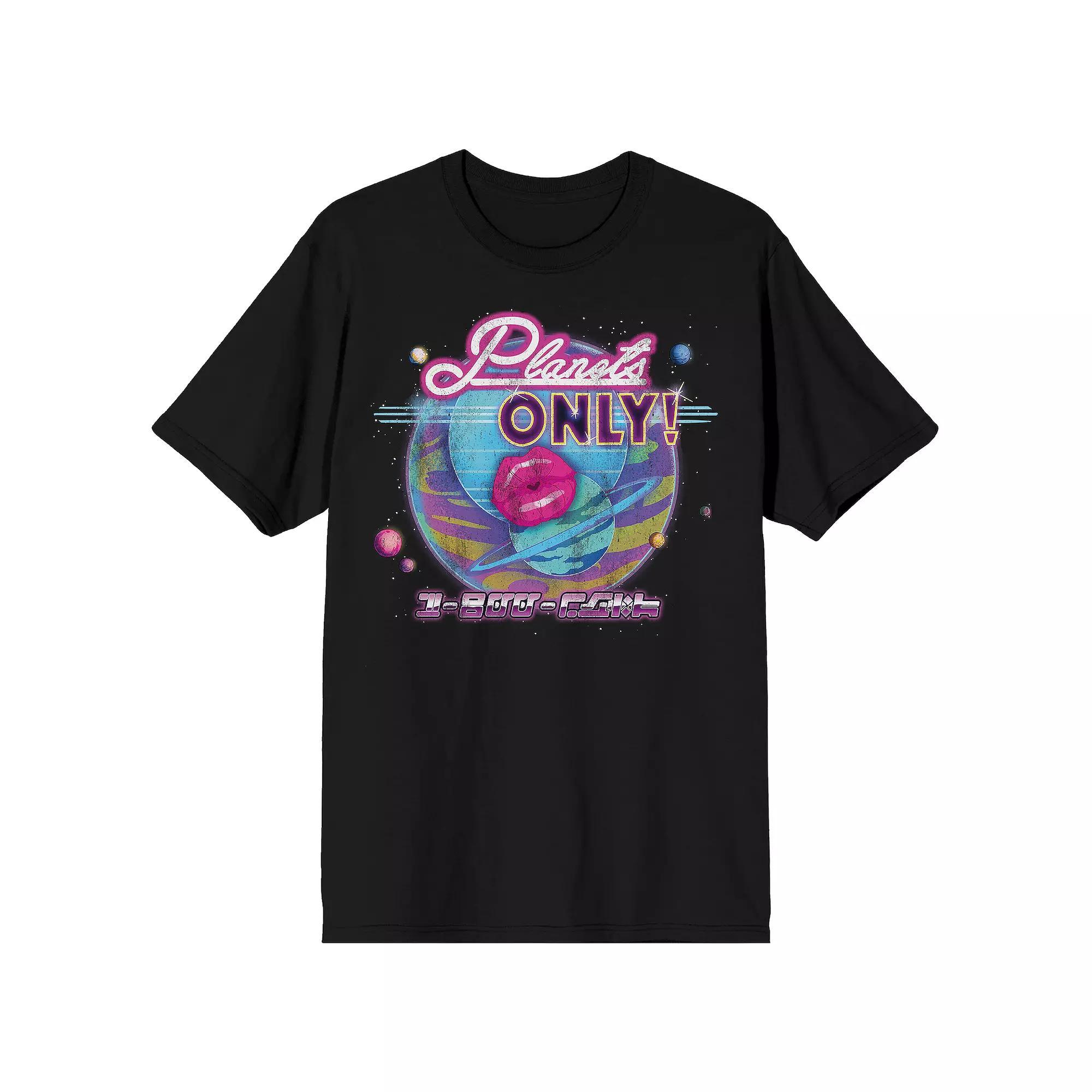 Men's Rick & Morty Planets Only Short Sleeve Graphic T-Shirt,  Product Image