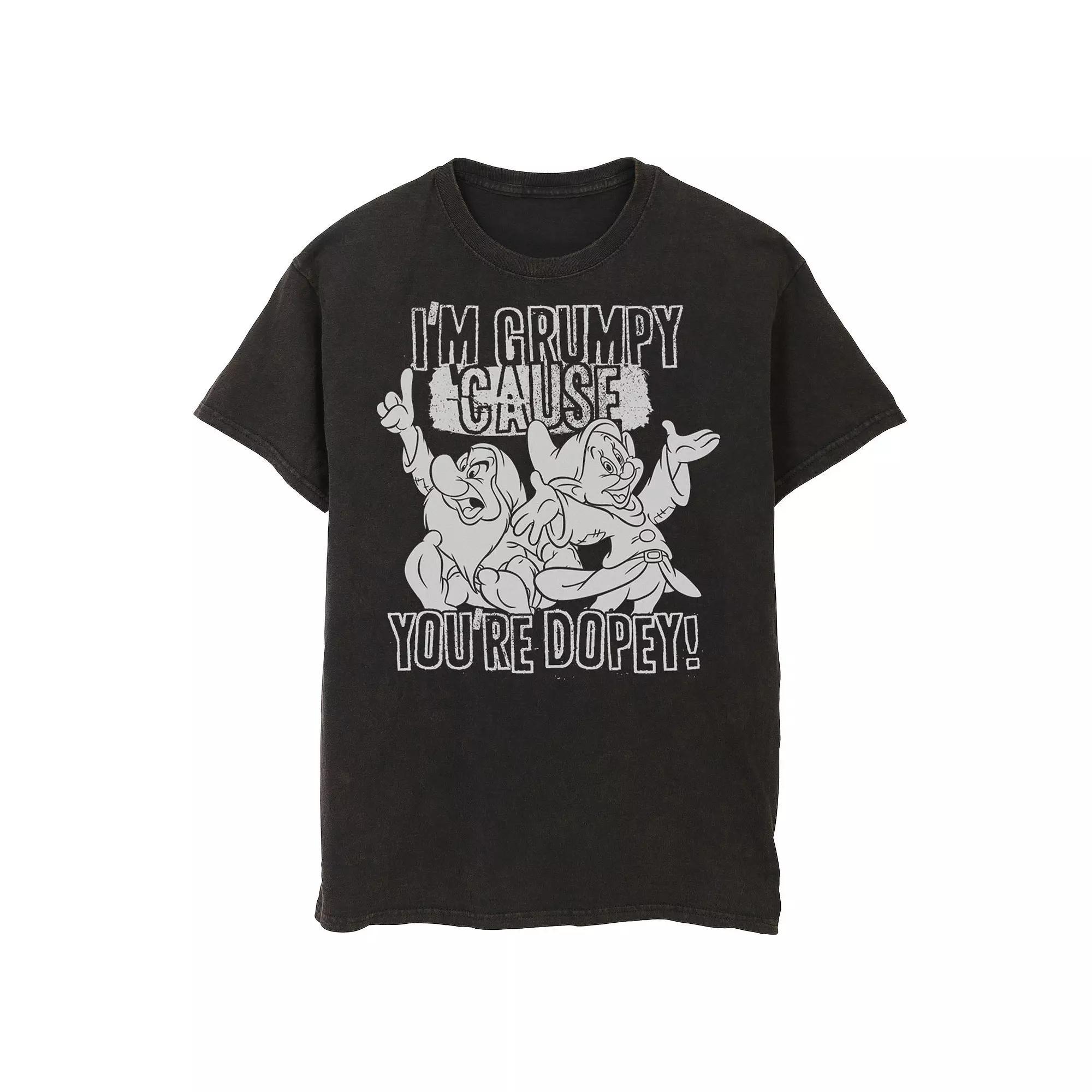 Disney's Snow White Grumpy Men's Cause You're Dopey Tee,  Product Image