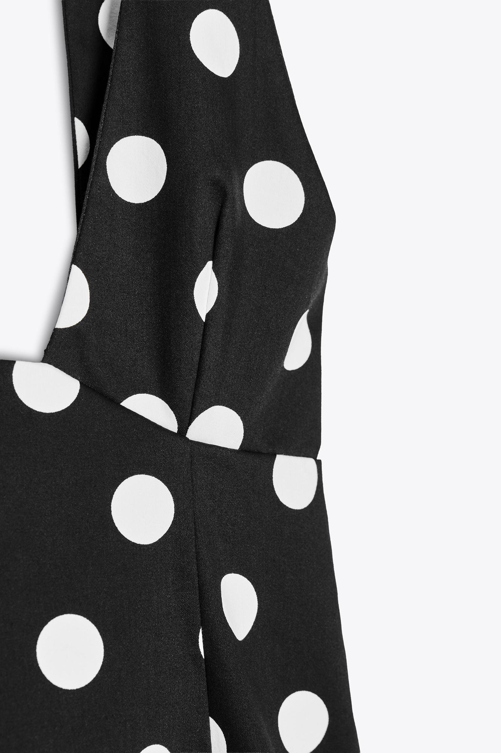 POLKA DOT HALTER BACK BOW TOP Product Image