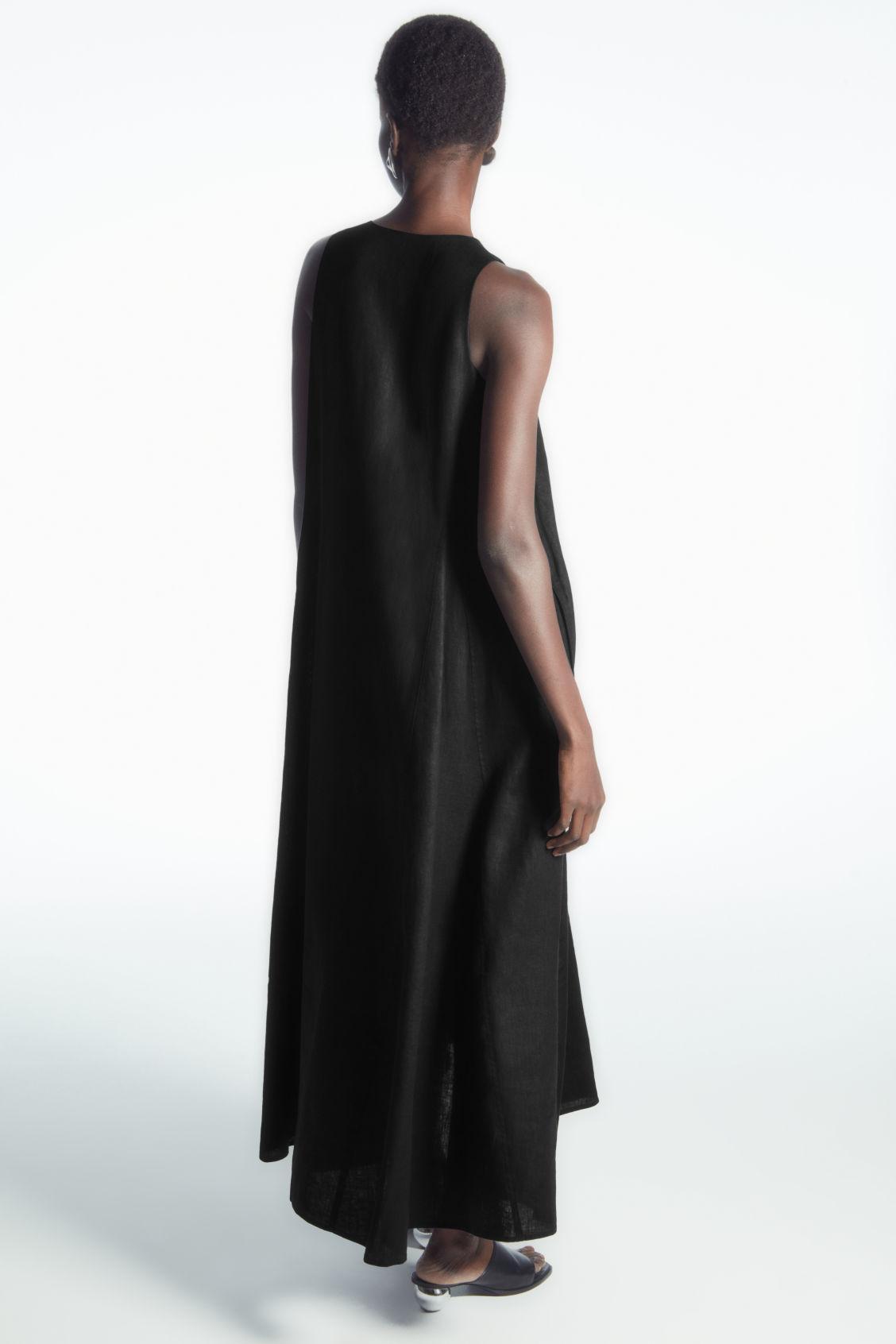 VOLUMINOUS V-NECK MAXI DRESS Product Image