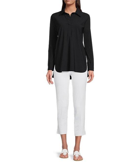 Jude Connally Hadley Long Roll-Tab Sleeve Point Collar High-Low Tunic Product Image