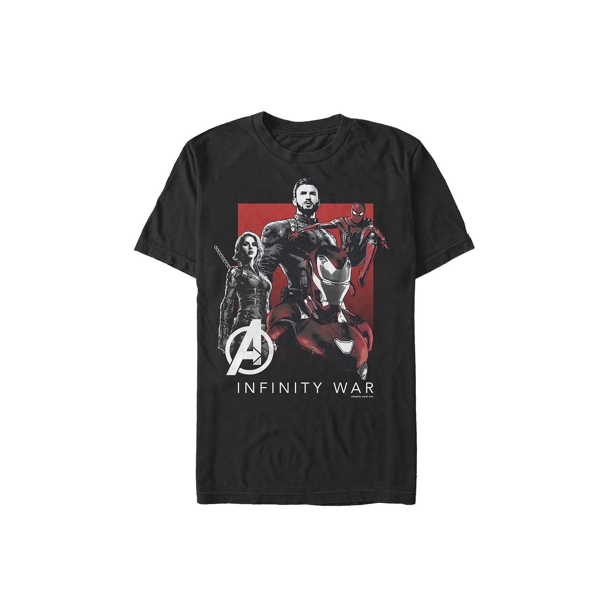 Men's Avengers Infinity War Group Tee, Size: XXL, Black Product Image