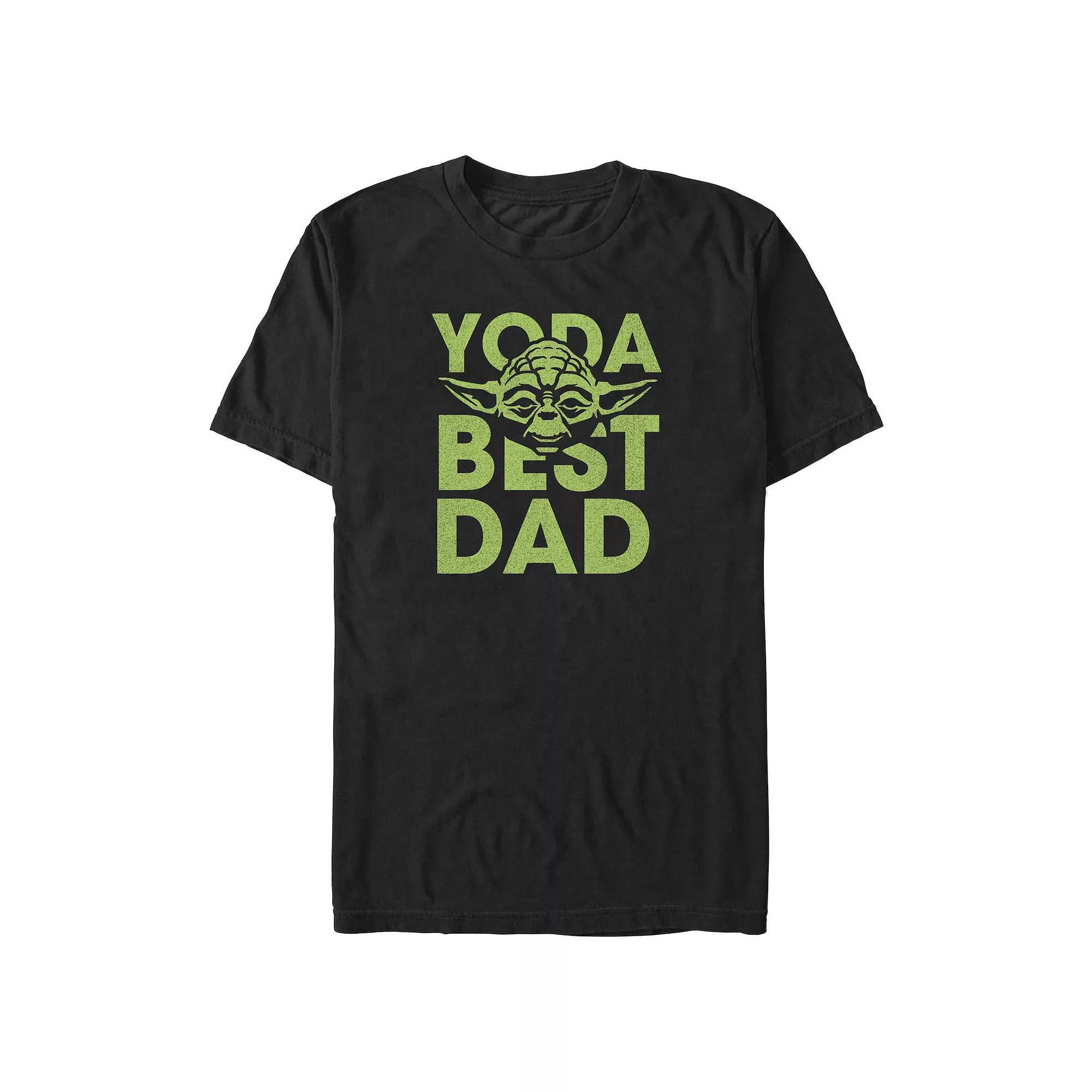 Big & Tall Star Wars Yoda Best Dad Graphic Tee, Men's,  Product Image