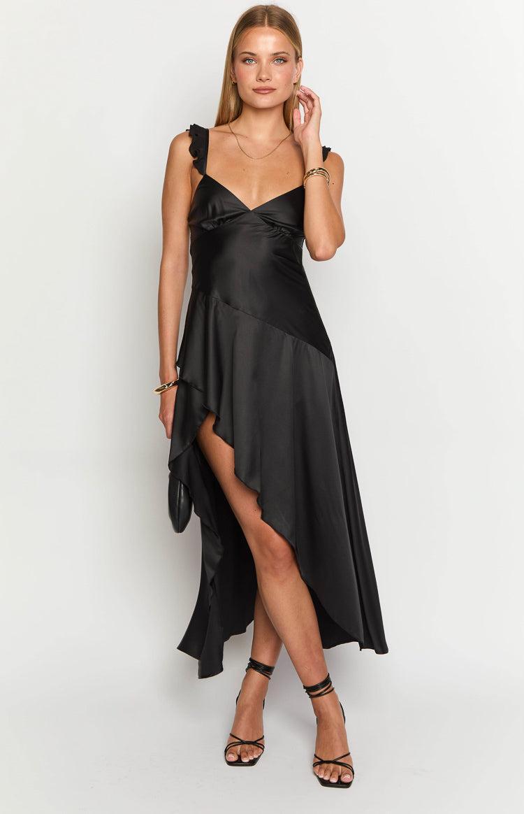 Corrina Black Maxi Dress Product Image