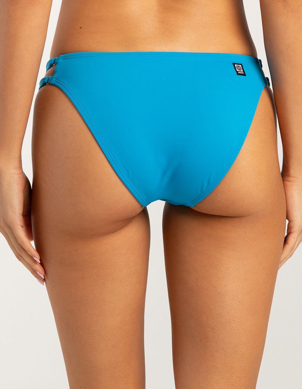 JOLYN Ella Double Strap Bikini Bottoms - BLUE Product Image