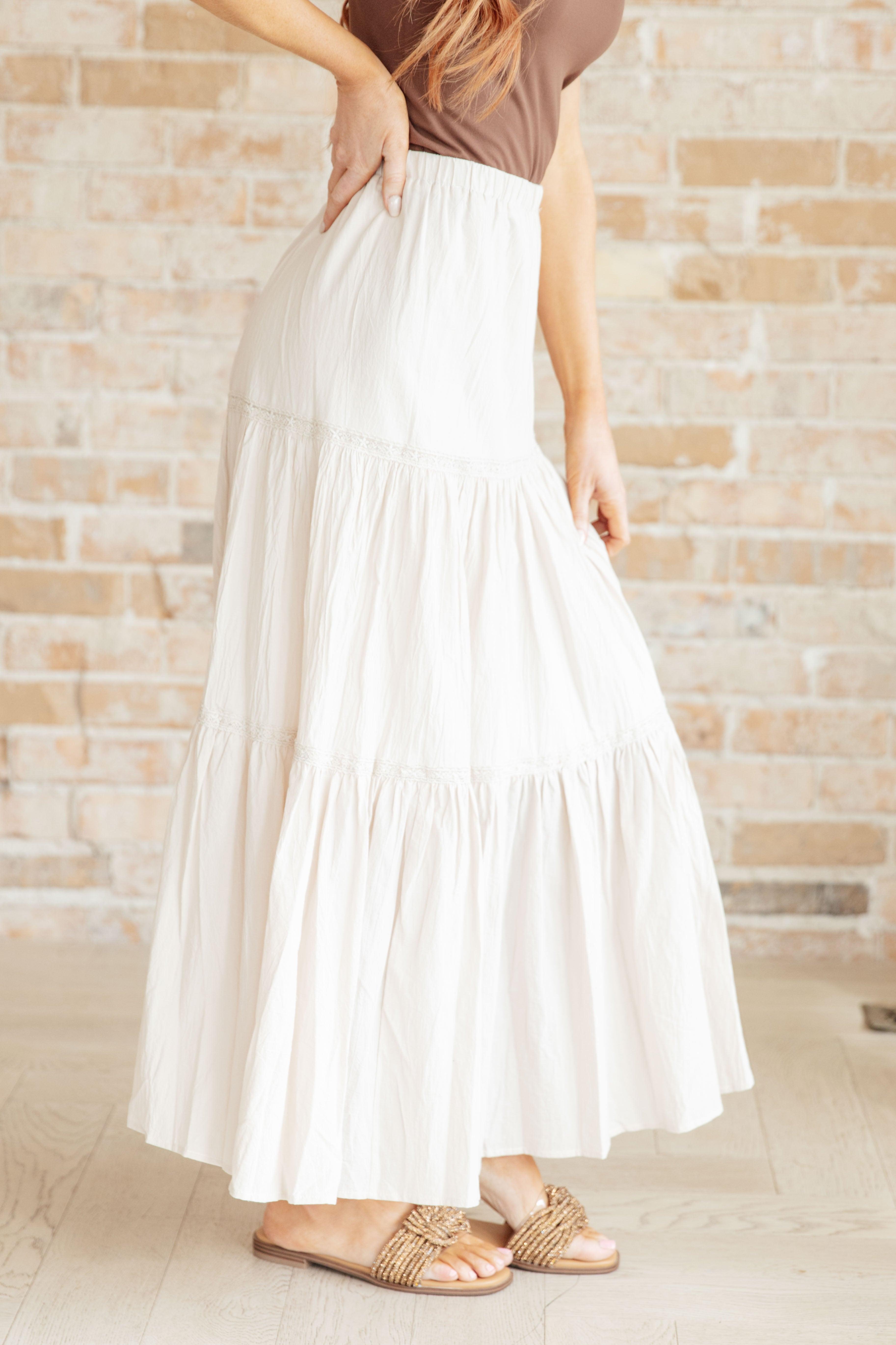 Let It Begin Tiered Maxi Skirt Product Image