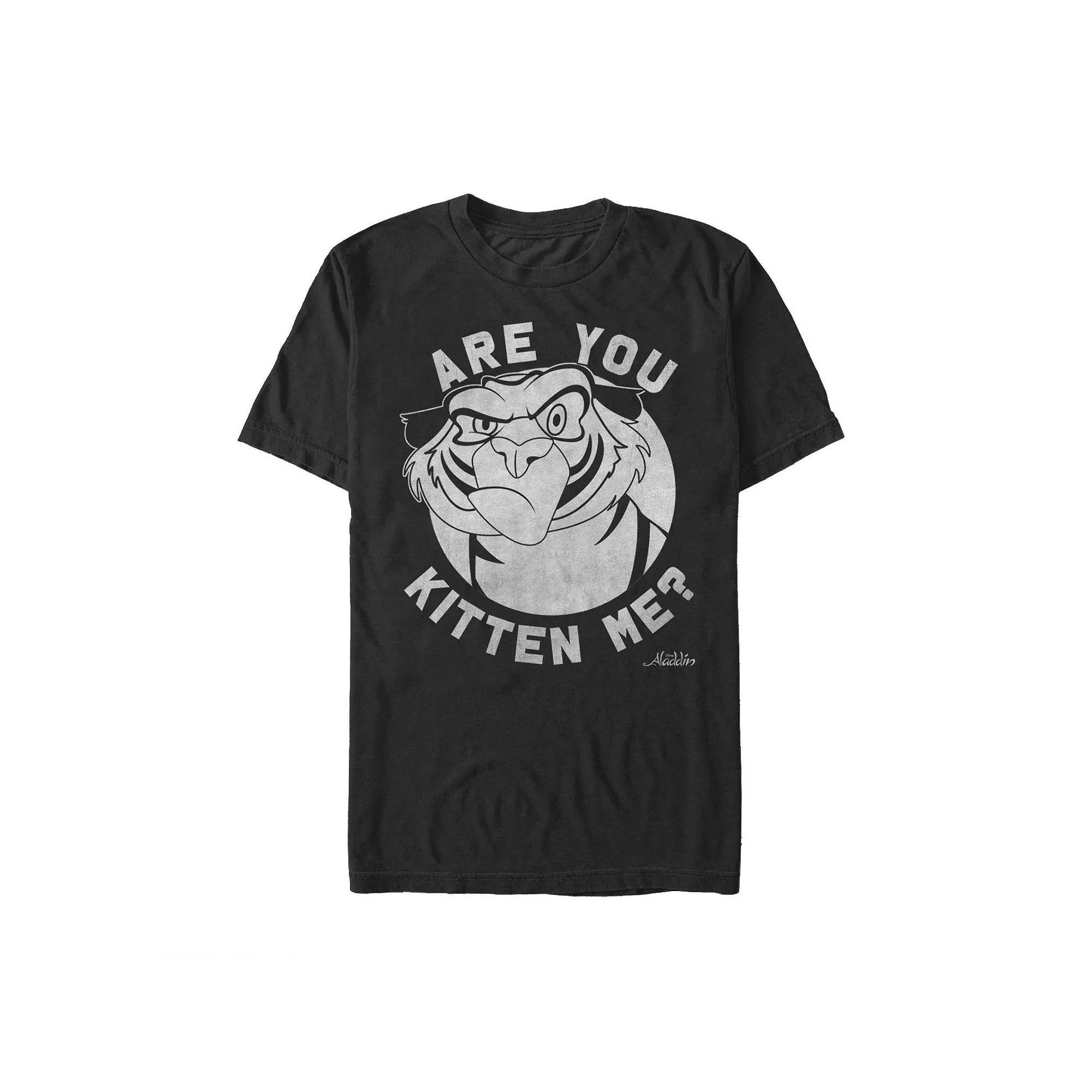 Men's Disney's Aladdin Rajah Angry Tee, Size: XXL, Black Product Image