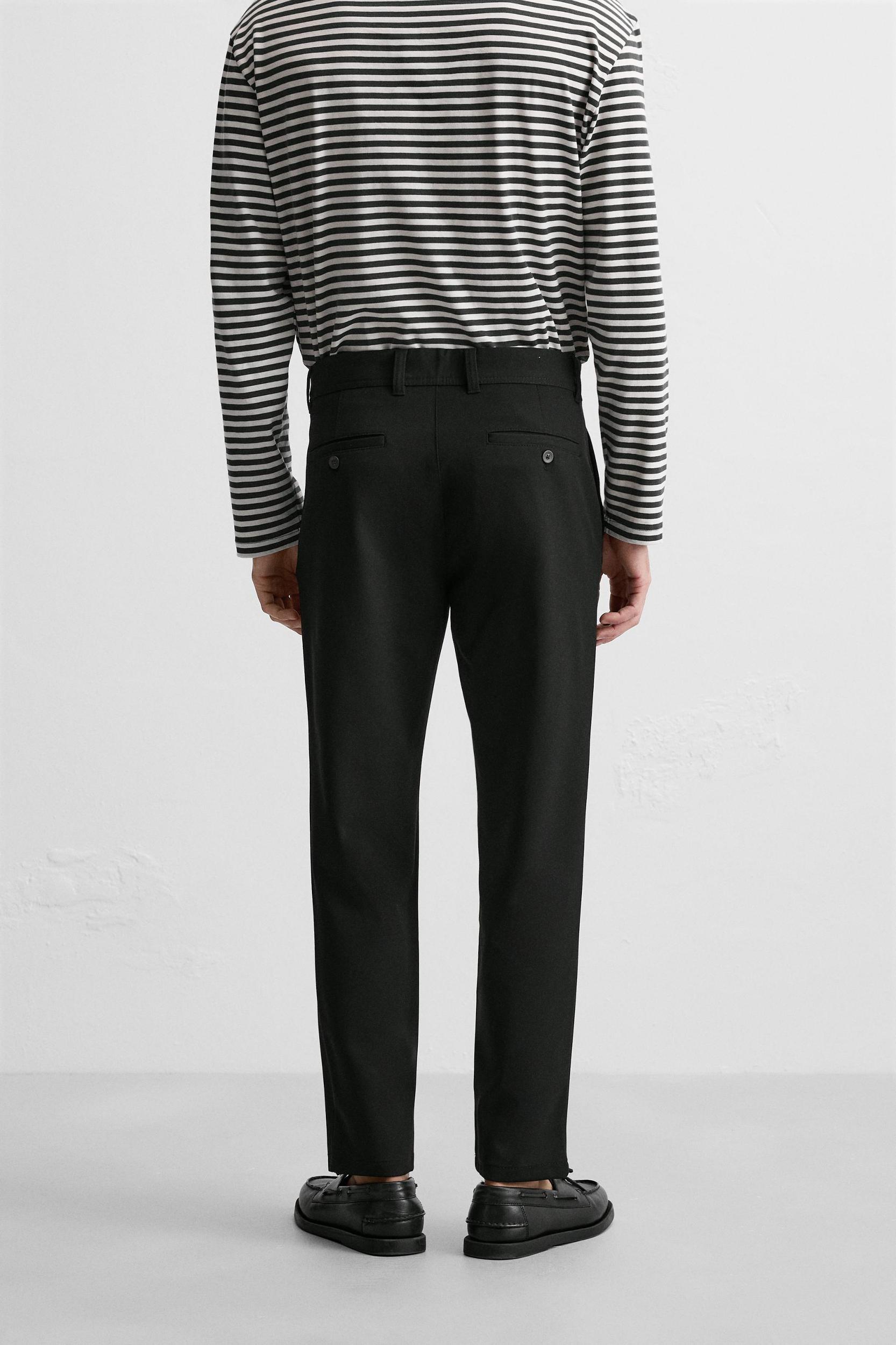 TEXTURED STRETCH PANTS Product Image