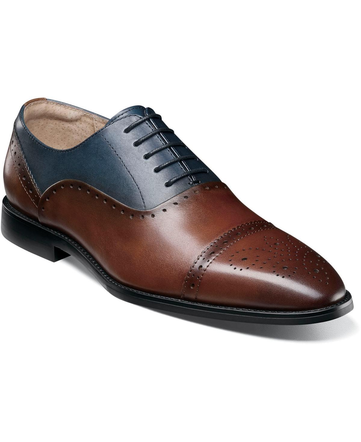 Stacy Adams Reynolds Cap Toe Lace-Up Multi) Men's Lace Up Wing Tip Shoes Product Image