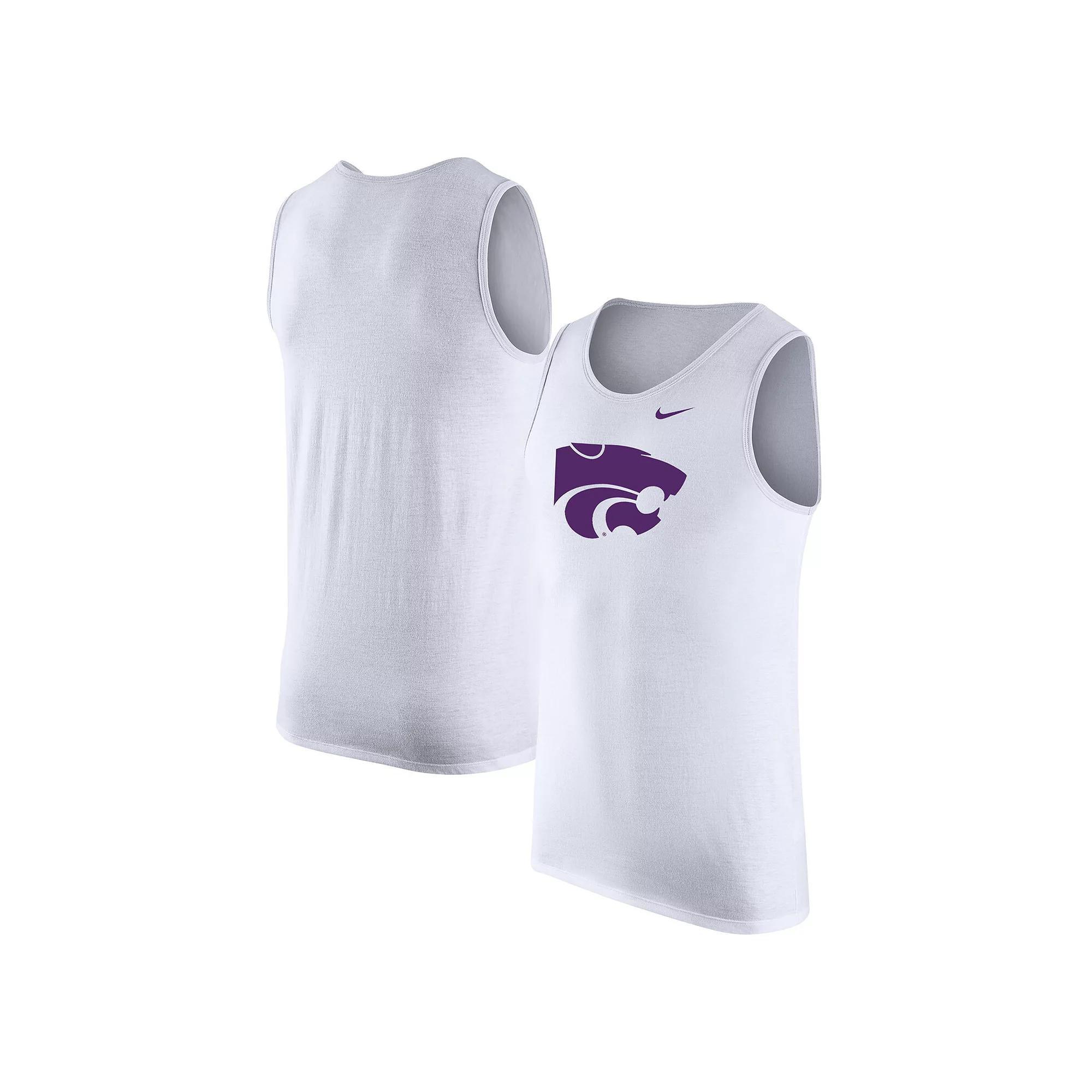 Men's Nike White Kansas State Wildcats Tank Top, Size: 2XL Product Image