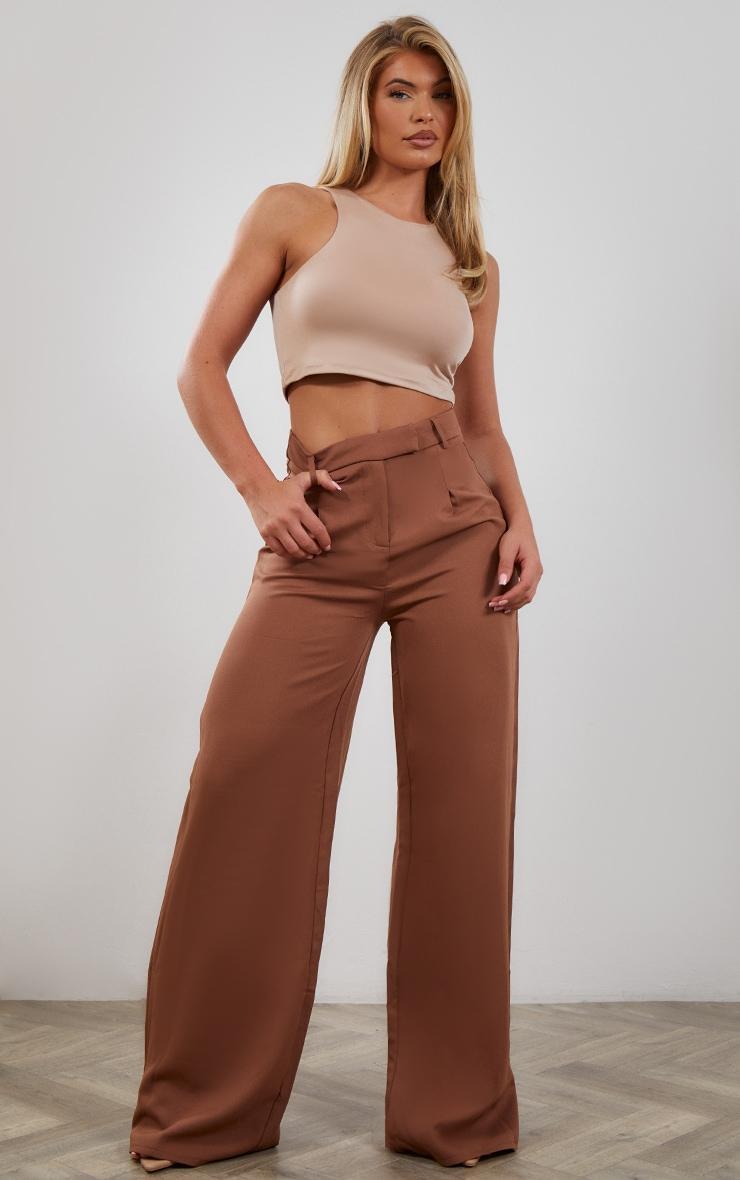 Stone Slinky Racer Crop Top Product Image